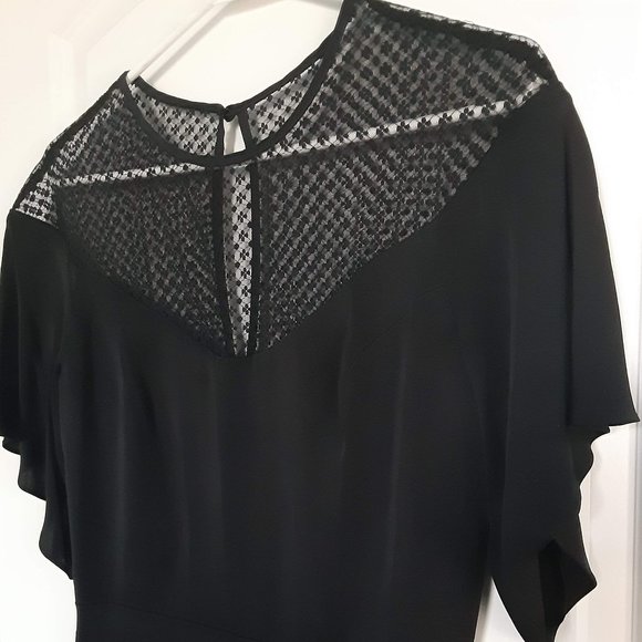 Milly Silk-Blend Lace Midi Dress - Picture 4 of 6